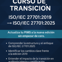 Curso de transición ISO/IEC 27701:2019 → ISO/IEC 27701:2025