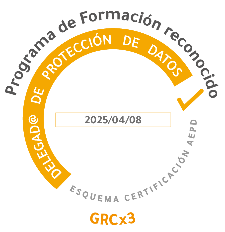 Marca CDPD del Programa Ejecutivo como Delegado de Protección de Datos